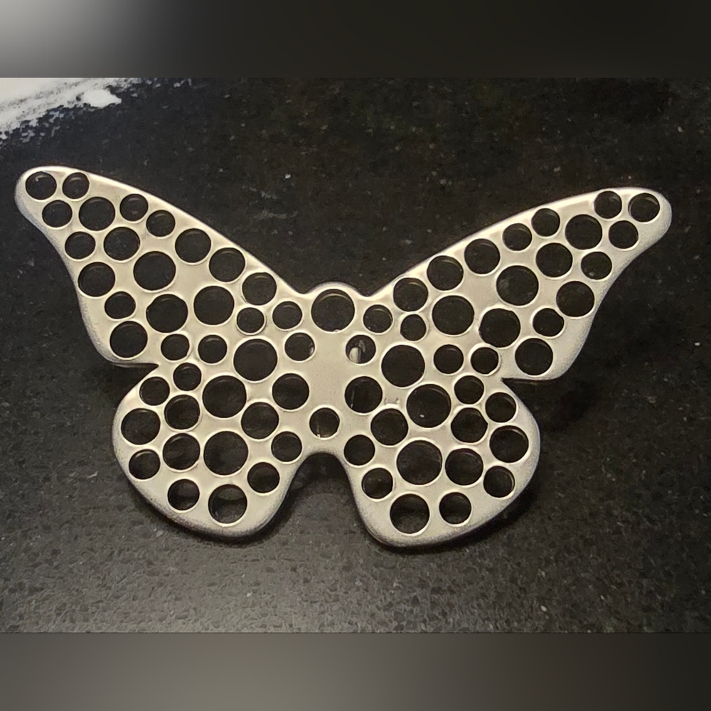 Neiman Marcus Sterling Butterfly Scarf Clip